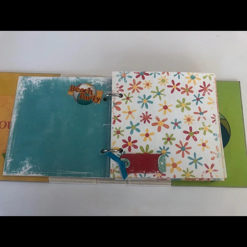 Handmade chipboard photo album